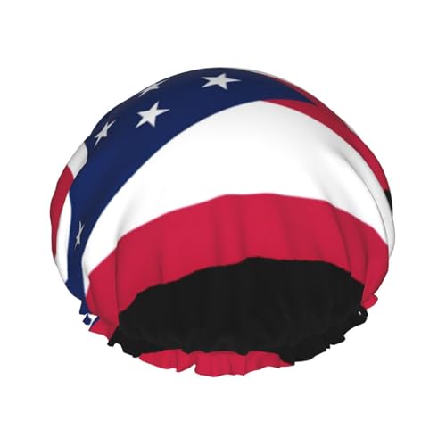 Ohio State Flag Duschhauben für Frauen, wiederverwendbare Duschhaube, perfekte Duschhauben für lange Haare und den täglichen Gebrauch Ohio State Flag Duschhauben für Frauen, wiederverwendbare Duschhaube, perfekte Duschhauben für lange Haare und den täglichen Gebrauch von BOXILTD