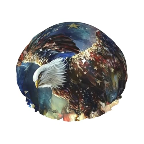 Soaring Adler Duschhauben für Frauen, wiederverwendbare Duschhaube, perfekte Duschhauben für langes Haar und den täglichen Gebrauch Soaring Adler Duschhauben für Frauen, wiederverwendbare Duschhaube, perfekte Duschhauben für langes Haar und den täglichen Gebrauch von BOXILTD