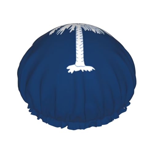 South Carolina Duschhauben mit Flagge für Frauen, wiederverwendbare Duschhaube, perfekte Duschhauben für lange Haare und den täglichen Gebrauch South Carolina Duschhauben mit Flagge für Frauen, wiederverwendbare Duschhaube, perfekte Duschhauben für lange Haare und den täglichen Gebrauch von BOXILTD