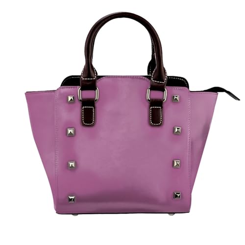 South Carolina Flag Nieten Handtasche für Frauen - Damen Große Crossbody Tasche Leder Handtasche Geeignet für tägliche Reisen, Schwarz, Einfarbig. Violett, Einheitsgröße South Carolina Flag Nieten Handtasche für Frauen - Damen Große Crossbody Tasche Leder Handtasche Geeignet für tägliche Reisen, Schwarz, Einfarbig. Violett, Einheitsgröße von BOXILTD