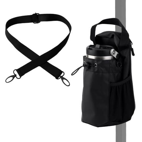 BOXOB Magnetische Sporttasche, Magnetische Wasserflaschenhalter mit Verstellbarem Schultergurt Sport-Wasserflaschen-Organizer für Fitness Radfahren Reisezubehör für Männer und Frauen von BOXOB