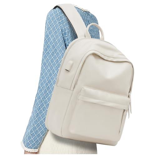 BOXSAM Laptop-Rucksack für Damen, Reiserucksack für Herren, B-beige, Daypack Rucksäcke von BOXSAM