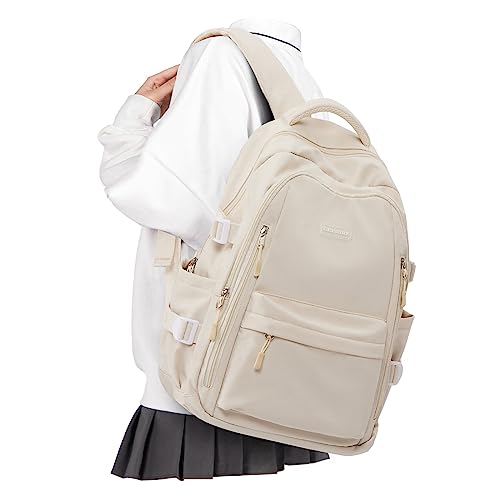 BOXSAM Unisex 262802 Lässiger Rucksack, H1-Beige, L von BOXSAM