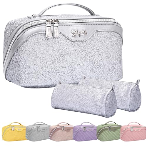 BOYATU Reise-Make-up-Tasche, Kosmetiktasche für Damen, Splitter, large cosmetic bag, Modern von BOYATU