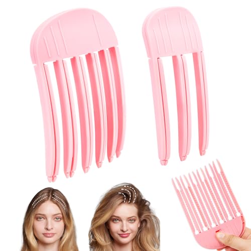 2 Clips für Haarvolumen in 2 Größen, natürlich, flauschig, für Damen, keine Falten, Haarwurzeln, sofortiges Volumenwachstum, ohne das Haar zu beschädigen von BOYSSPAA