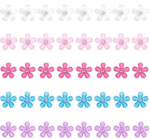 40pcs Mini Blumen Haarspangen, Blumen Haarklammer Klein in 5 Farben, für Täglichen Gebrauch, Hochzeiten und Partys, Perfekt für Frauen und Kinder – Niedliche Blumen Haarschmuck 40pcs Mini Blumen Haarspangen, Blumen Haarklammer Klein in 5 Farben, für Täglichen Gebrauch, Hochzeiten und Partys, Perfekt für Frauen und Kinder – Niedliche Blumen Haarschmuck von BOZILY