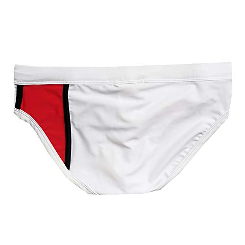 BOZONLI Badehose Jungen, Badeslip Herren, Badehose Herren Badeslip Kurz Eng Schwimmhose Abnehmbares Pad Freizeit Kurze Badehose von BOZONLI