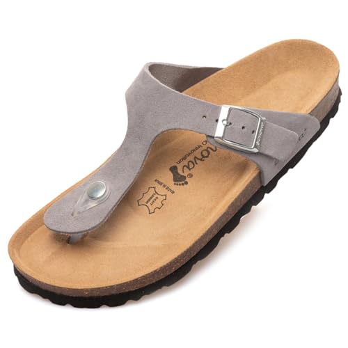 BOnova Ibiza. Zehentrenner für Damen in 26 Farben und vielen Größen - mit anatomisch geformten Kork-Fußbett. Eine Sandale hergestellt in kleinen Manufakturen in der EU. von BOnova