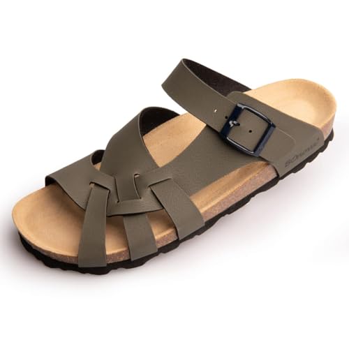 BOnova Melle Nubukleder Sandale Damen in 2 Farben und von Größe 36 bis 42. Mit stylischem und bequemem Schnallensystem. Bequemes Kork Fußbett – Laufen wie auf Wolken. Hergestellt in der EU BOnova Melle Nubukleder Sandale Damen in 2 Farben und von Größe 36 bis 42. Mit stylischem und bequemem Schnallensystem. Bequemes Kork Fußbett – Laufen wie auf Wolken. Hergestellt in der EU von BOnova