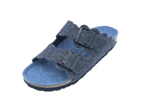 BOnova Rüthen Filzhausschuh in 5 Farben für Damen. Größe 36 bis 42. Hausschuh mit besonders weichem Fußbett. von BOnova