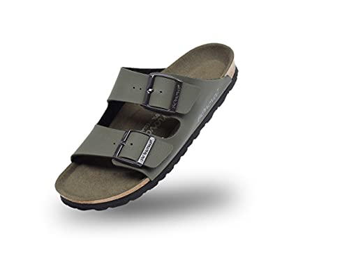 BOnova Schwanberg BOno-VEGAN. Vegane Pantolette für Damen und Herren in 4 Farben. Bequemes Fußbett oliv 44 BOnova Schwanberg BOno-VEGAN. Vegane Pantolette für Damen und Herren in 4 Farben. Bequemes Fußbett oliv 44 von BOnova