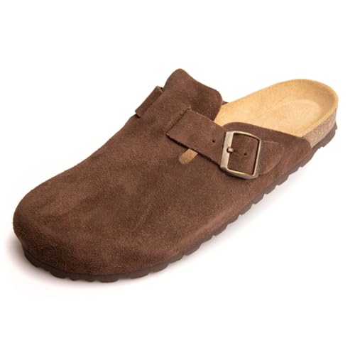 BOnova Wesel Veloursleder Clog. Premium Hausschuh für Damen und Herren in 4 Farben. von BOnova