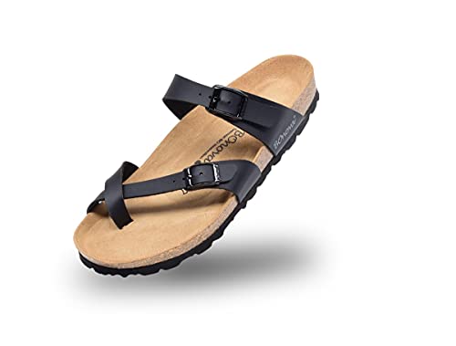 BOnova Portofino in Größe 37 Bio Champ schwarz. Sommersandale mit Kork-Fußbett Hergestellt in der EU BOnova Portofino in Größe 37 Bio Champ schwarz. Sommersandale mit Kork-Fußbett Hergestellt in der EU von BOnova