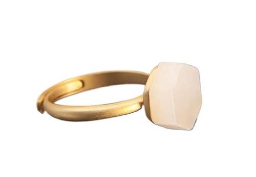 BPABDEITR Natürlicher Jade-Ring, Hetian Weiße Jade Band Ring Silber Intarsien Geometrische Einstellbare Frauen BPABDEITR Natürlicher Jade-Ring, Hetian Weiße Jade Band Ring Silber Intarsien Geometrische Einstellbare Frauen von BPABDEITR