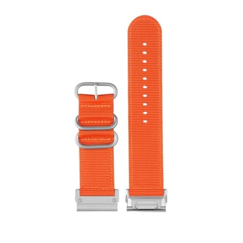 BPBZUTUMDZ Passend for Garmin Tactix Delta Tactix7 7 Pro Descent MK1 MK2 MK2i Quickfit 26 mm Fenix6/6X/7/7X Uhr Nylonarmband mit Riemen(Orange sk,22mm) von BPBZUTUMDZ