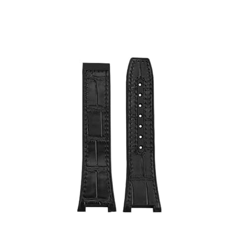 BPBZUTUMDZ Passend for Omega Constellation 41 mm Uhrenarmband. Passend for Manhattan 39 mm. Serie: 25 x 14 mm(Black black-no clasp) von BPBZUTUMDZ