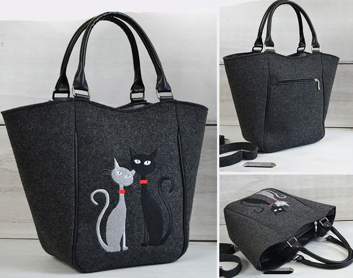 Filztasche, Filztasche, Filz Tasche, Tasche von BPStudioDesign