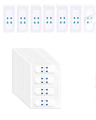 BPTRKOM 120 Stück Unsichtbare Facelifting Pads für Frauen - V-Form Gesichtslifting & Faltenreduzierung Hautstraffende Aufkleber für Sofort-Effekt - Inkl.Facelifting-Klebeband für Make-up-Unterstützung von BPTRKOM