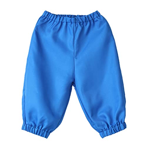 BPURB Jungen Mittelalter Kolonial Kostüm Hose Kinder 18. Jahrhundert Kolonial Kostüm Schlüpfer Hosen mit Gummizug(S, Blau) von BPURB