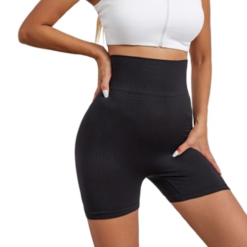Micro Vibration Massage Shaping Shorts, Micro-Vibration Massage Module Ice Silk lon Fiber Repair Shaping Shorts (Black,L) von BPWE