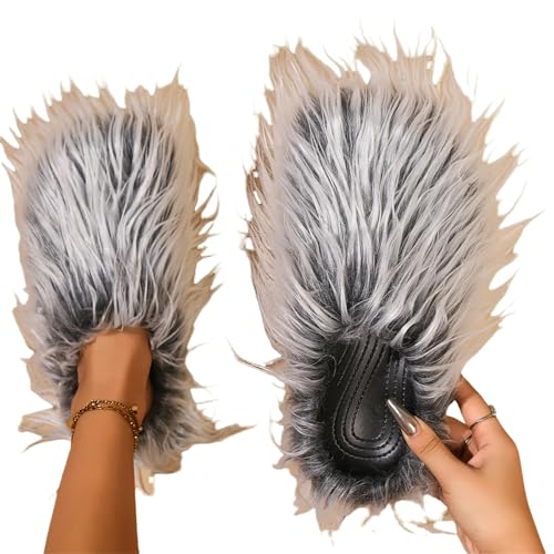 BQDPYZBD Hausschuhe Plüsch Tassel -pendler -hausschuhe Für Männer Und Frauen Herbst Winter-dunkelgrau-40-41 BQDPYZBD Hausschuhe Plüsch Tassel -pendler -hausschuhe Für Männer Und Frauen Herbst Winter-dunkelgrau-40-41 von BQDPYZBD