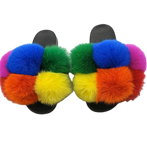 BQDPYZBD Hausschuhe Plüschkugelschuhe Für Männer Und Frauen, Sandalen Im Freien, Plüschflip -flops-12-37 BQDPYZBD Hausschuhe Plüschkugelschuhe Für Männer Und Frauen, Sandalen Im Freien, Plüschflip -flops-12-37 von BQDPYZBD