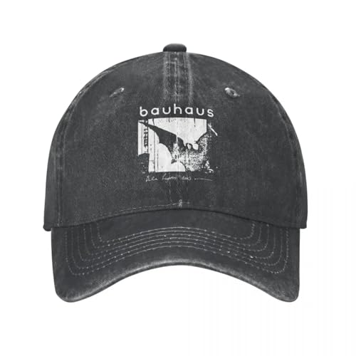 BQWRUUYM Bauhaus Bela Lugosi's Dead Baseball Caps Distressed Denim Washed Punk Snapback Cap Unisex Outdoor Activities Verstellbare Caps Hut von BQWRUUYM