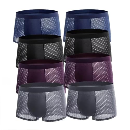 BQWXIEC Bambus-Herren-Unterwäsche, Boxershorts mit 3D-Tasche, bequeme Unterwäsche für Herren, 8 Stück., XXL BQWXIEC Bambus-Herren-Unterwäsche, Boxershorts mit 3D-Tasche, bequeme Unterwäsche für Herren, 8 Stück., XXL von BQWXIEC