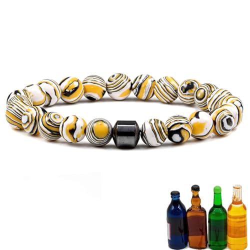 Glame Anti-Alkohol-Armband, verstellbare Nüchternheitsarmbänder reduzieren den Drang zu trinken, lindern Angst und Stress (Style E) von BQWXIEC