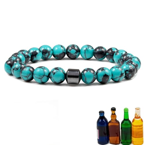 Glame Anti-Alkohol-Armband, verstellbare Nüchternheitsarmbänder reduzieren den Drang zu trinken, lindern Angst und Stress (Style F) von BQWXIEC