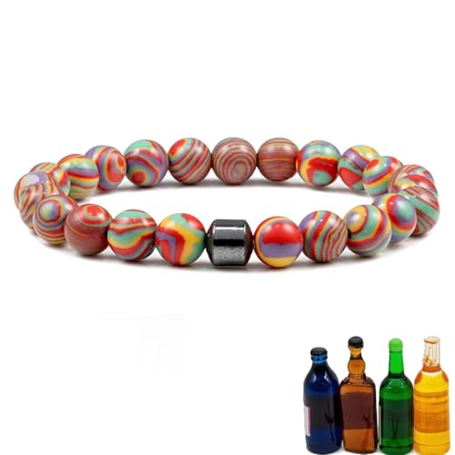 Glame Anti-Alkohol-Armband, verstellbare Nüchternheitsarmbänder reduzieren den Drang zu trinken, lindern Angst und Stress (Style I) von BQWXIEC