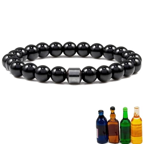 Glame Anti-Alkohol-Armband, verstellbare Nüchternheitsarmbänder reduzieren den Drang zu trinken, lindern Angst und Stress (Style L) von BQWXIEC
