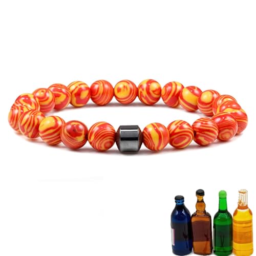 Glame Anti-Alkohol-Armband, verstellbare Nüchternheitsarmbänder reduzieren den Drang zu trinken, lindern Angst und Stress (Style M) von BQWXIEC