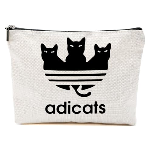 Katzenliebhaber-Geschenke für Frauen – lustige Make-up-Tasche, Kosmetiktasche für Katzenmutter, Tochter, Ehefrau, Schwester – Weihnachten, Erntedankfest, Geburtstagsgeschenk Katzenliebhaber-Geschenke für Frauen – lustige Make-up-Tasche, Kosmetiktasche für Katzenmutter, Tochter, Ehefrau, Schwester – Weihnachten, Erntedankfest, Geburtstagsgeschenk von BQXH