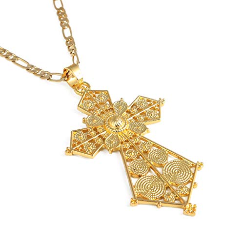 BR Gold Jewelry Äthiopischer Anhänger Schmuck für Frauen eritreische afrikanische Mode Hochzeit Schmuck Nahostarabischer Schmuck von BR Gold Jewelry