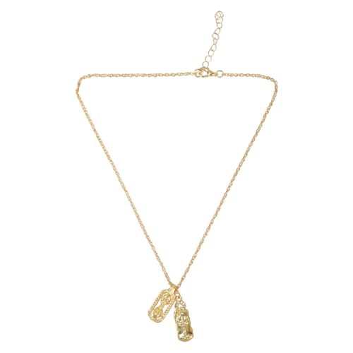 BRABOSTON Einzigartiger Glücksbringer-Halsketten-Anhänger, Reichtumschutz, Legierung, Textur, Halsschmuck zum Ausdruck der Liebe, traditioneller chinesischer Anhänger von BRABOSTON