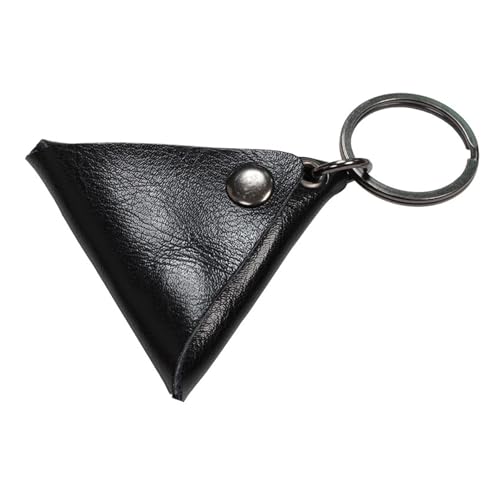 BRABOSTON Gitarrenplektren-Halter, dreieckig, weicher Organizer, tragbarer Behälter, tragbarer Plektrumkoffer, Schwarz von BRABOSTON