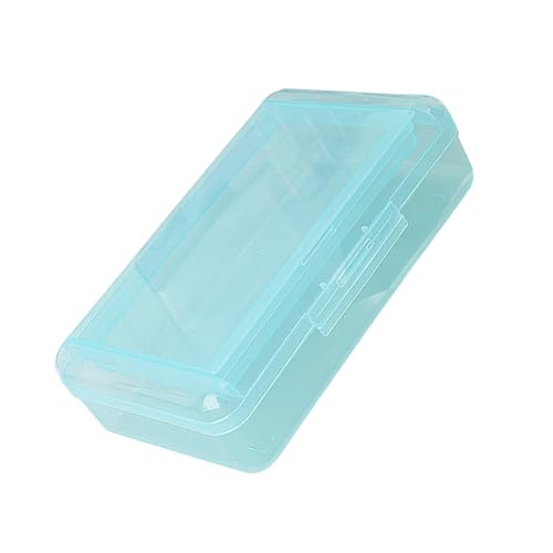 BRABOSTON Großes Federmäppchen, doppellagig, Aufbewahrung, wasserabweisend, hohe Kapazität, Stift-Organizer für Studenten, transparenter Bleistift, blau von BRABOSTON