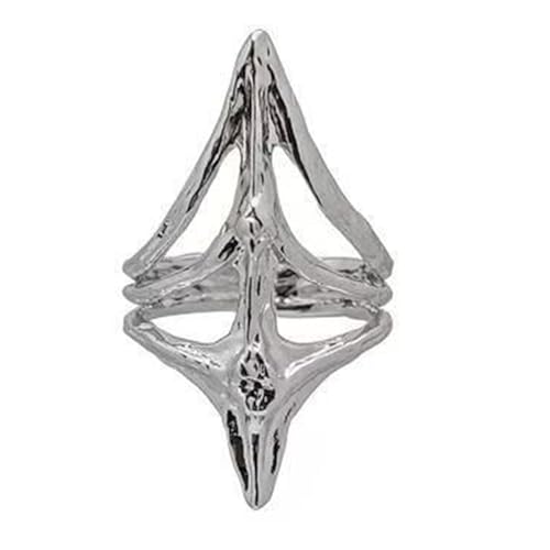 BRABOSTON Knöchelschutz, Fingerspitzenringe, einzigartige Metallstruktur, für Bühnenauftritte und Abendveranstaltungen, Jugendschmuck, No diamonds, Wie beschrieben, Wie beschrieben von BRABOSTON