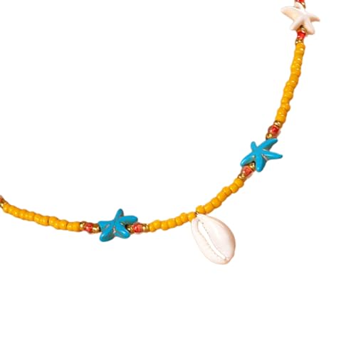BRABOSTON Modische Perlen-Halskette für Damen, personalisierbar und Ozeanik inspirieren Schmuck, Statement-Stücke, Stile, Halskette, Einheitsgröße, Wie beschrieben, Wie beschrieben von BRABOSTON