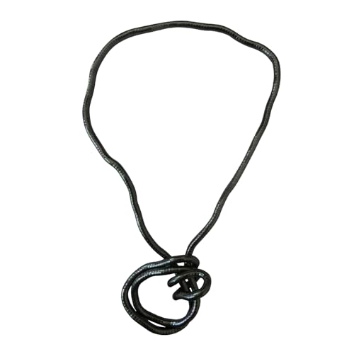 Biegbare Schlangen-Halskette, flexibles Schlüsselbein-Kette, stilvolles Schmuckzubehör, drehbar, kreatives Geschenk für Paare, flexible Chokerkette, Diameter 6, Wie beschrieben, Wie beschrieben von BRABOSTON