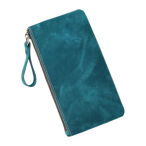 Federmäppchen, Federmäppchen, großes Fassungsvermögen, ästhetisch, für Schulbedarf, Retro, einfach, große Kapazität, blau von BRABOSTON