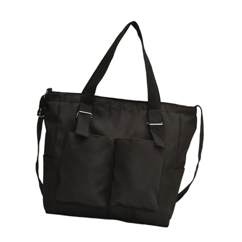 Geldbörse, Umhängetasche, Umhängetasche, mit Taschen, Tragegriff oben, trendige Umhängetasche für Damen, Tasche für Damen, Schwarz , One Size von BRABOSTON