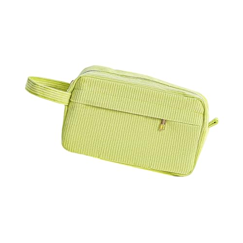 Koreanische Stile, Kord, Federmäppchen, großes Fassungsvermögen, ästhetisch, Schule, Bürobedarf, ästhetische Tasche mit großer Kapazität, B von BRABOSTON