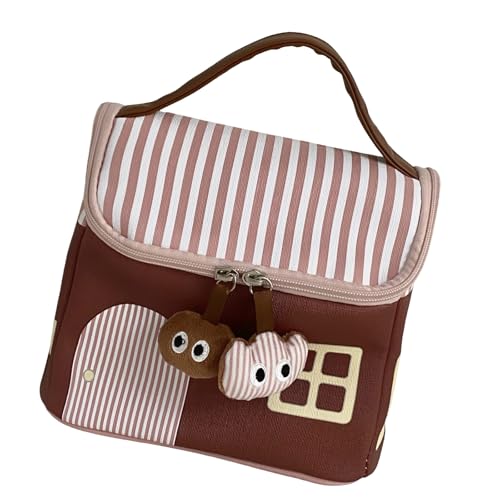 Lovely House Make-up-Tasche, Hand-Kosmetiktasche, große Kapazität, Kulturbeutel, Hautpflege, Reise-Waschmittel für Damen, Kulturbeutel, große Kapazität, Reise-Make-up, schöne Hauskosmetik von BRABOSTON