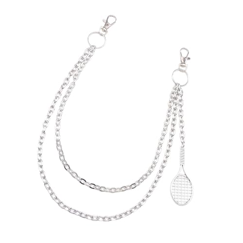 Punk Jeans Hosen Kette Edgy und Nieten Charme Taille Geldbörse Schmuck Dekorativer Gürtel für Tänzer Accessoires Einzigartiges Modeaccessoire von BRABOSTON