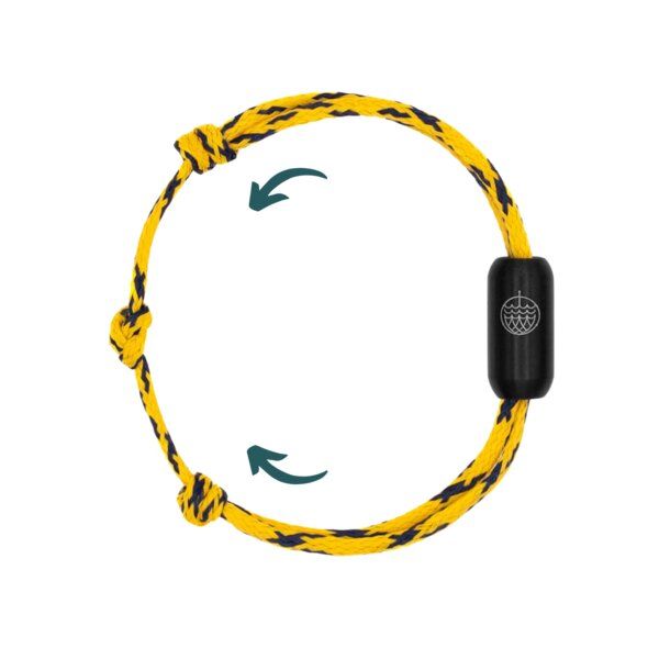 BRACENET Atlantic Ocean Armband aus Fischernetz - größenverstellbar BRACENET Atlantic Ocean Armband aus Fischernetz - größenverstellbar von BRACENET