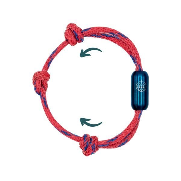 BRACENET Kids' Red Sea Armband aus Fischernetz - größenverstellbar BRACENET Kids' Red Sea Armband aus Fischernetz - größenverstellbar von BRACENET