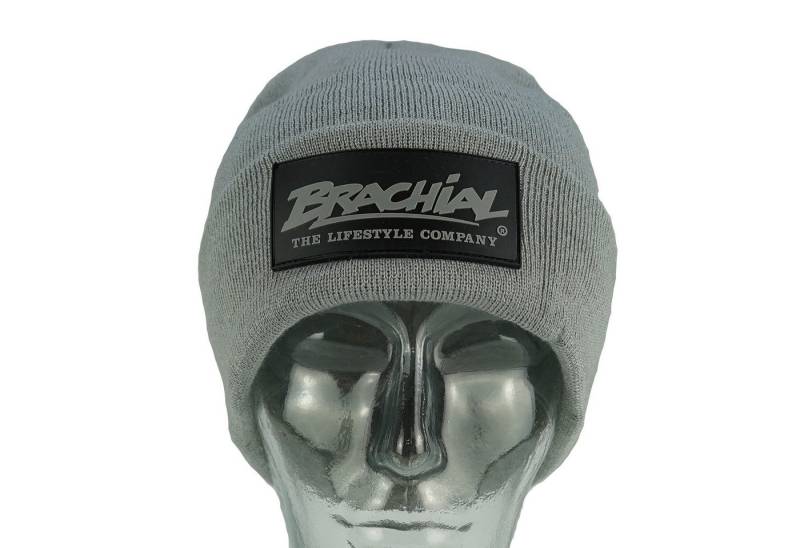 BRACHIAL THE LIFESTYLE COMPANY Beanie Brachial Beanie "Alpine" grau von BRACHIAL THE LIFESTYLE COMPANY