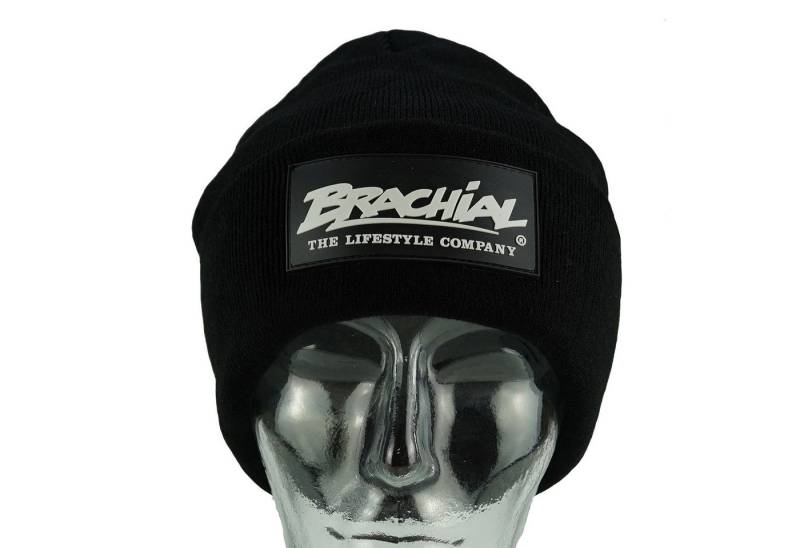 BRACHIAL THE LIFESTYLE COMPANY Beanie Brachial Beanie "Alpine" schwarz von BRACHIAL THE LIFESTYLE COMPANY
